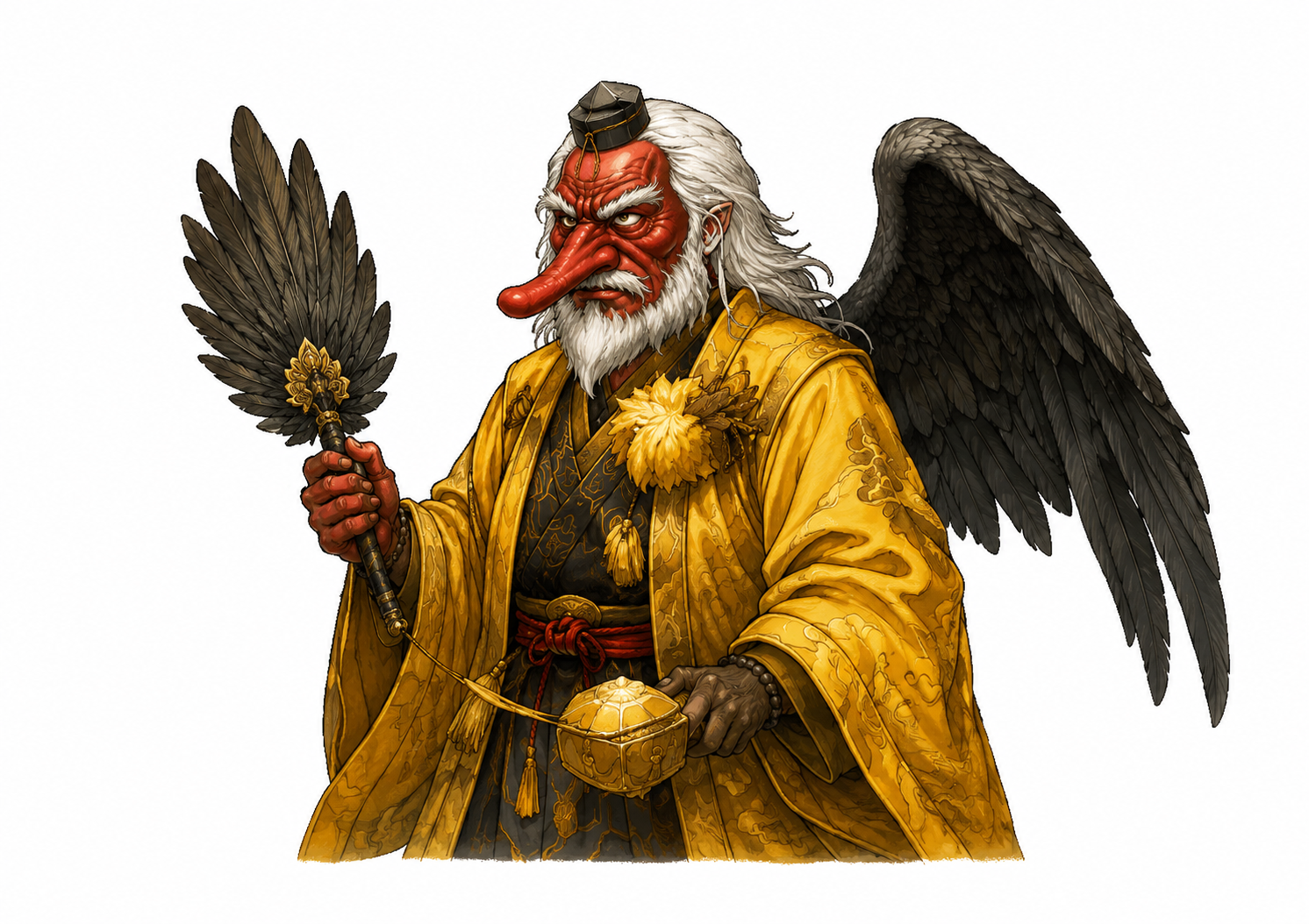fete-anniversaire-mythologies-monde-chasse-tresor-yokai-tengu