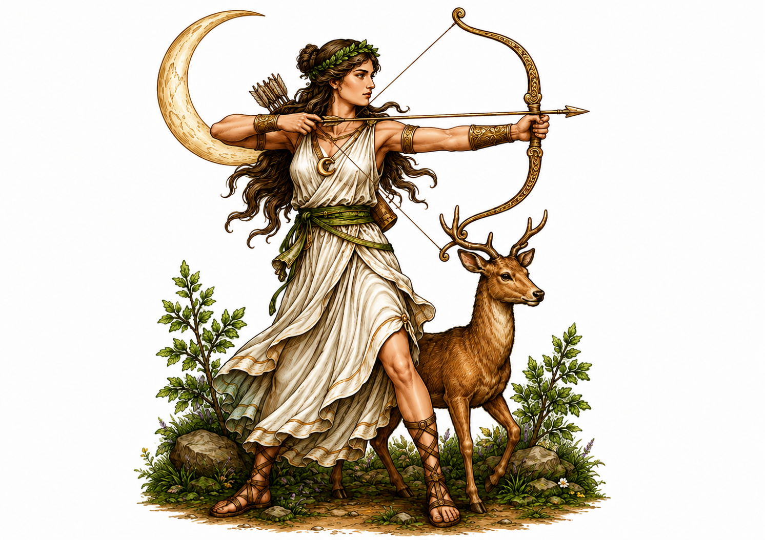 fete-anniversaire-mythologies-monde-parcours-obstacles-artemis
